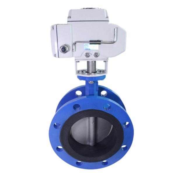Electric Actuator Motorized Butterfly Valve for 4 Inch Customized Ductile Iron