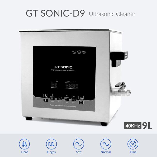 Degas Lab Ultrasonic Cleaner 9L Sonicator With Heating Function