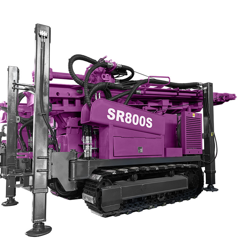 Depth 1000m Water Well Drilling Rig Crawler Drilling Rig Hydraulic Water Drilling Rig Machine