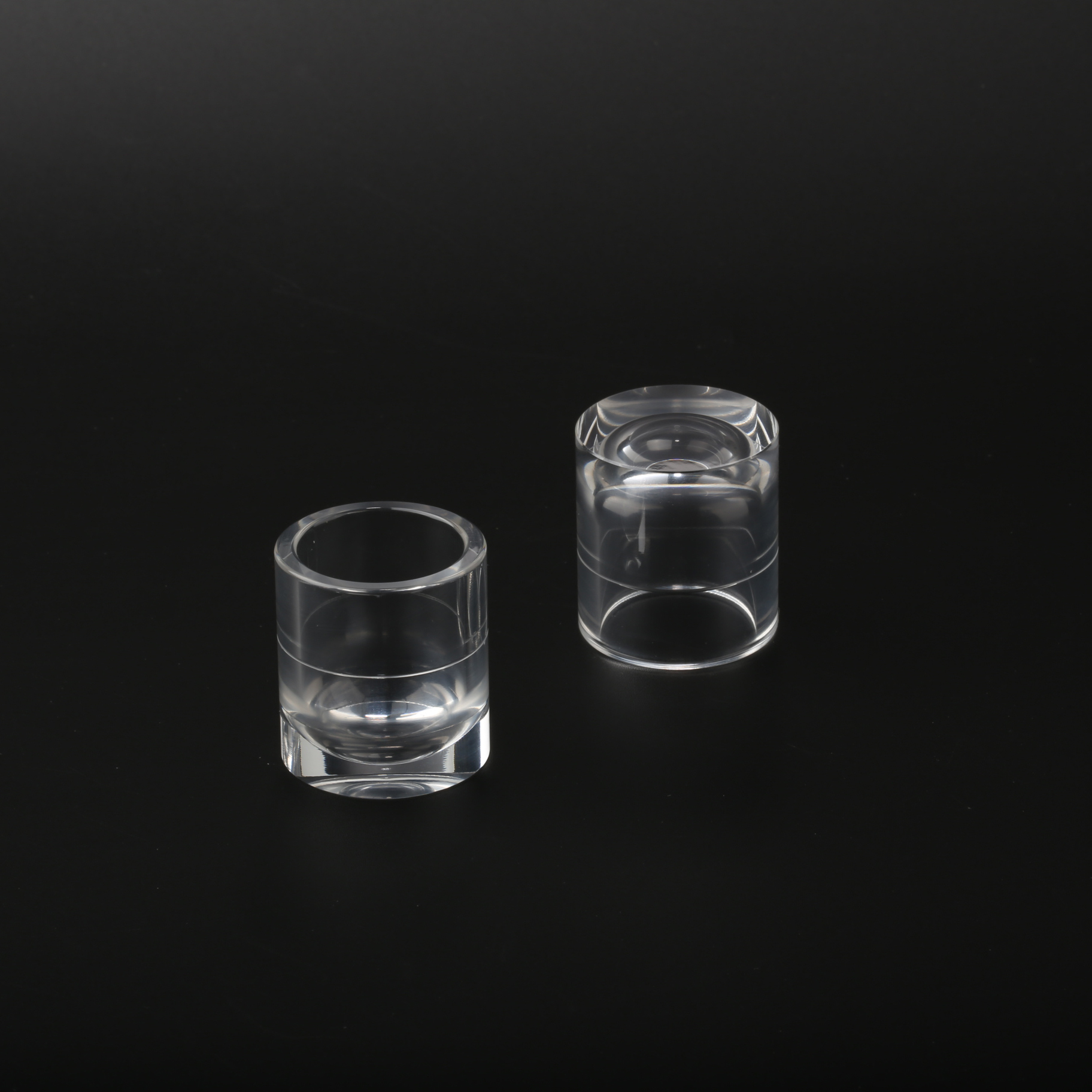 PMMA Cup Engineering Plastic Material , CNC Plastic Machining For Laboratory