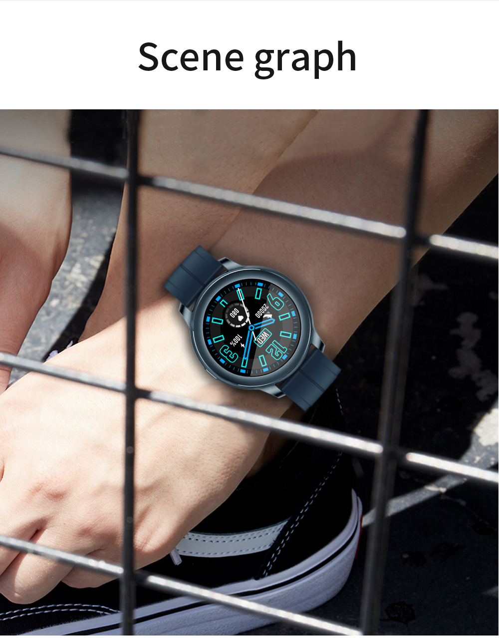 CF22 DaFit Smart Watch Fitpro Wristband Waterproof Band Watch Charging A 200mAh