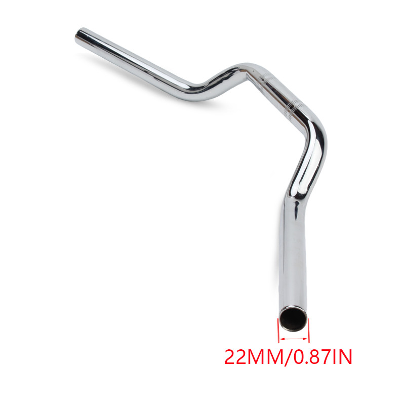 Motorcycle Retro 22MM Modified Faucet Direction Handlebar Steel Pipe Handlebar Universal version Modified Handlebar