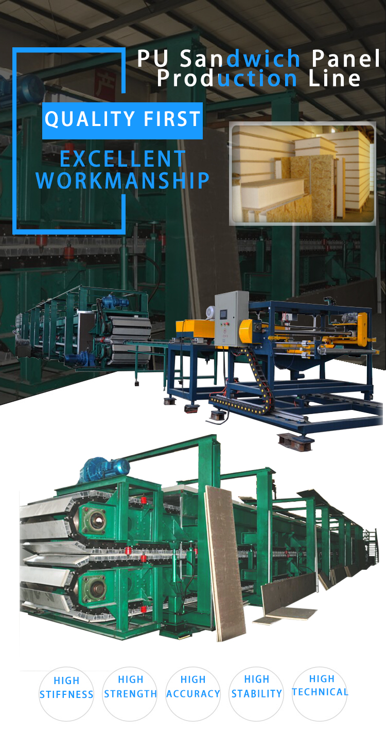 100mm Polyurethane Sandwich Panel Line