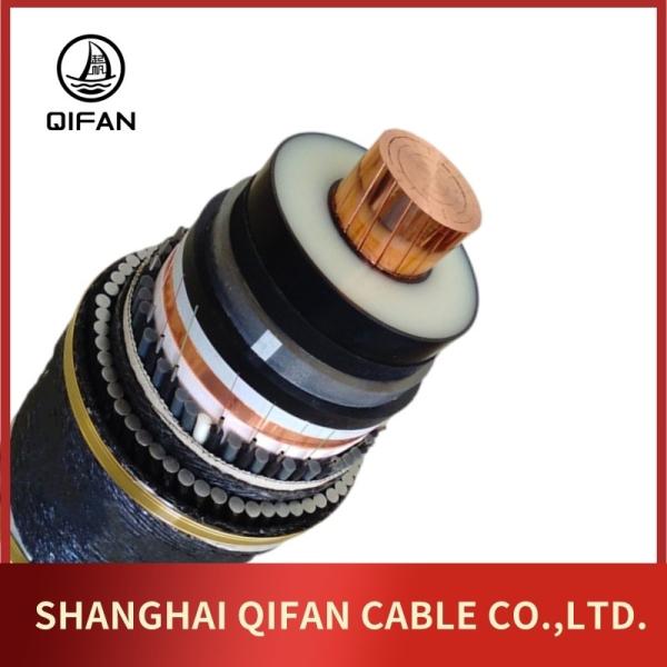 Copper Conductor XLPE Insulated High Voltage AC 66kv Submarine Cable