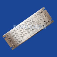 64 Keys Dust-Proof Industrial Mini Keyboard With Flat Keys Metal Dome Keys