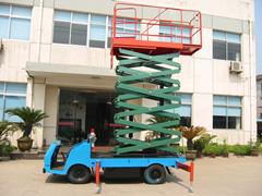 9m 500Kg Loading Truck Mounted Scissor Lift Battery Operated Aerial Work