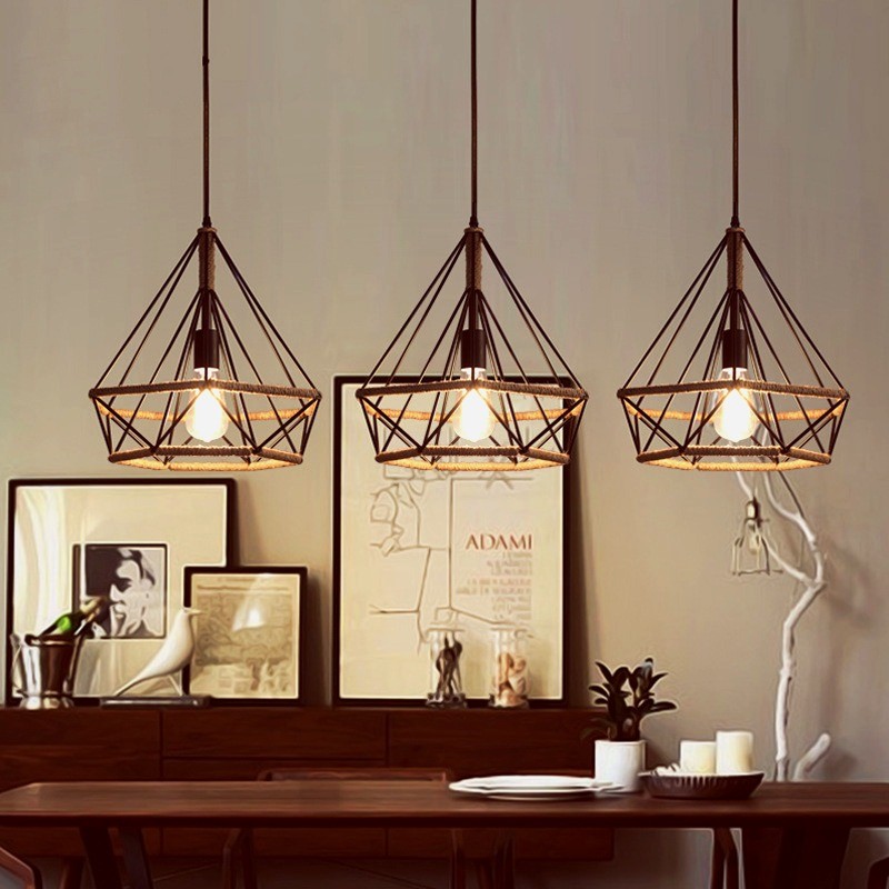 Loft Rope tuscan pendant lighting for Indoor home Lighting Fixtures (WH-VP-28)