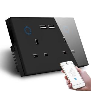 Smart Home Uk Socket Wifi Wall Socket With Usb Socket Charger/wifi Wall Socket