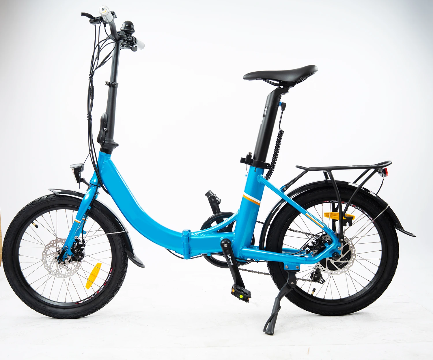 20 Inch Electric Folding Bike 36V 350W Battery 7 Speed Step Through Electric Bicycle