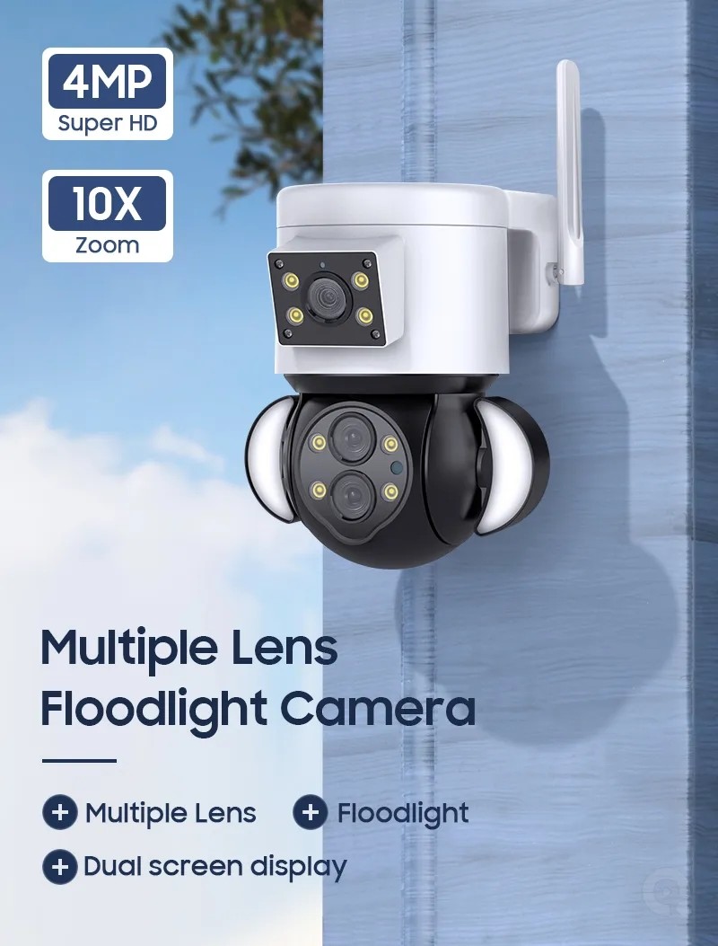 10x Zoom IP WiFi Wireless Camera System Multipurpose Weatherproof