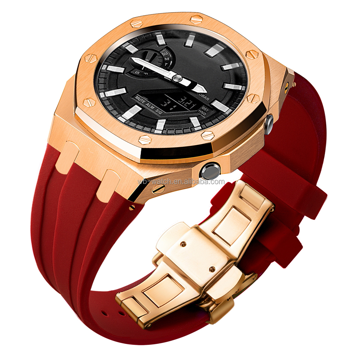 Stainless Steel Watch Case And Bracelet For Casio Ga2100 Five Generation Modification