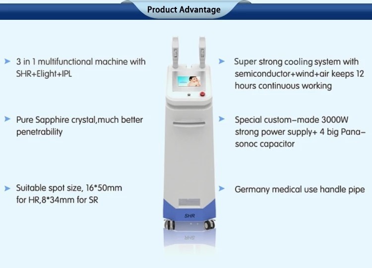 Best selling products 2018 multifunctional laser ipl shr hair removal machine OPT Optimal Pulse Technology