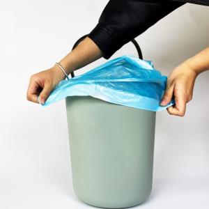 Certificate ok compost HDPE Drawstring Garbage Bag on Roll for Industrial Custom