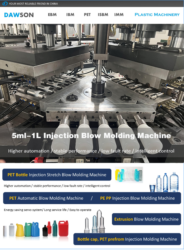 Small Vaccine Bottle Automatic Injection And Blow Molding Machine High Speed