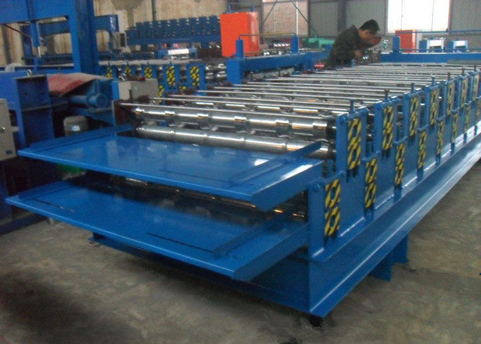 Metal Roofing Sheet Double Layer Roll Forming Machine With CE / SGS Certificates