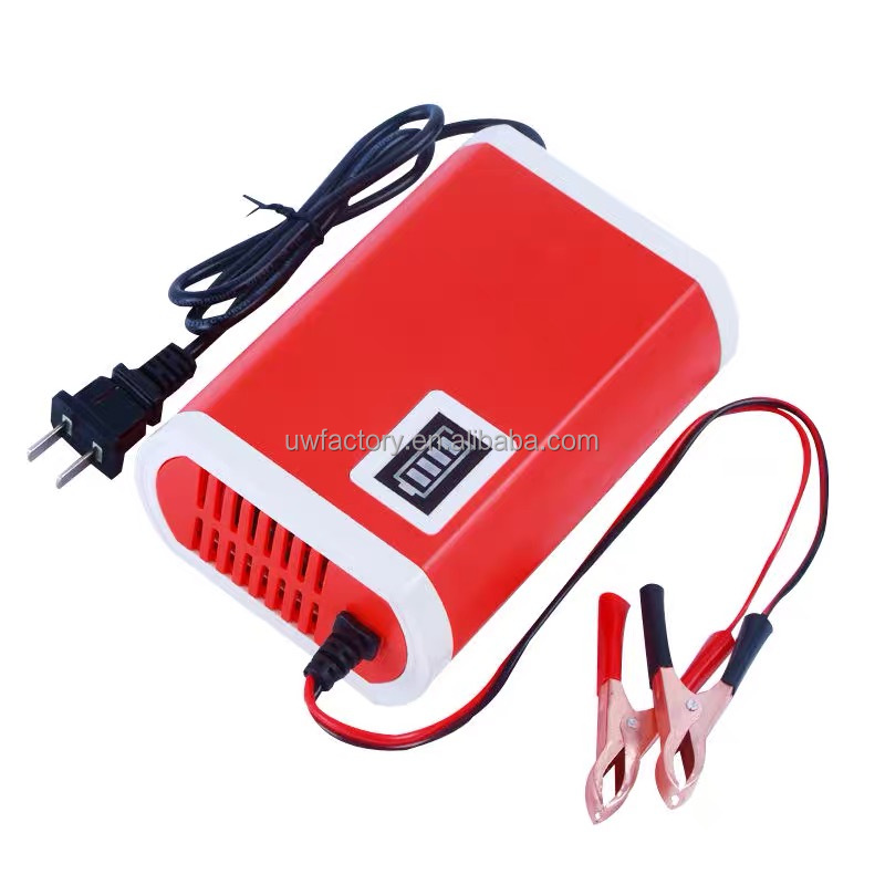 Prevalent Battery Intelligent Automatic Lead-Acid Repair Battery Charger with 90% Charging Efficiency and 12V/24V Output