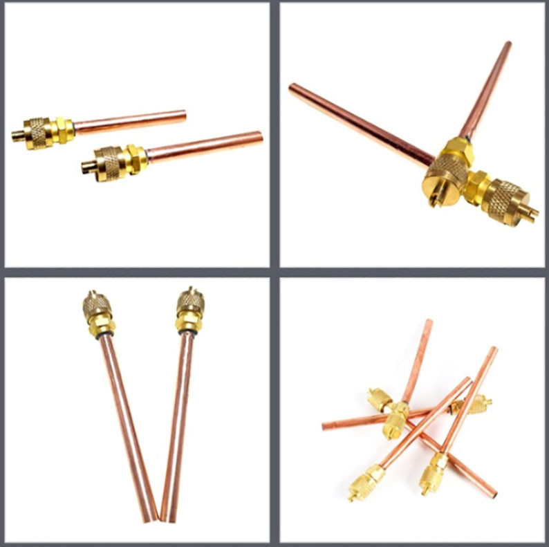 1/8" Brass Valve Heat Exchanger Components For Refrigerator