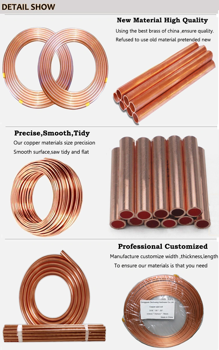 Ofhc Copper C10200 Oxygen Free Copper Pipe