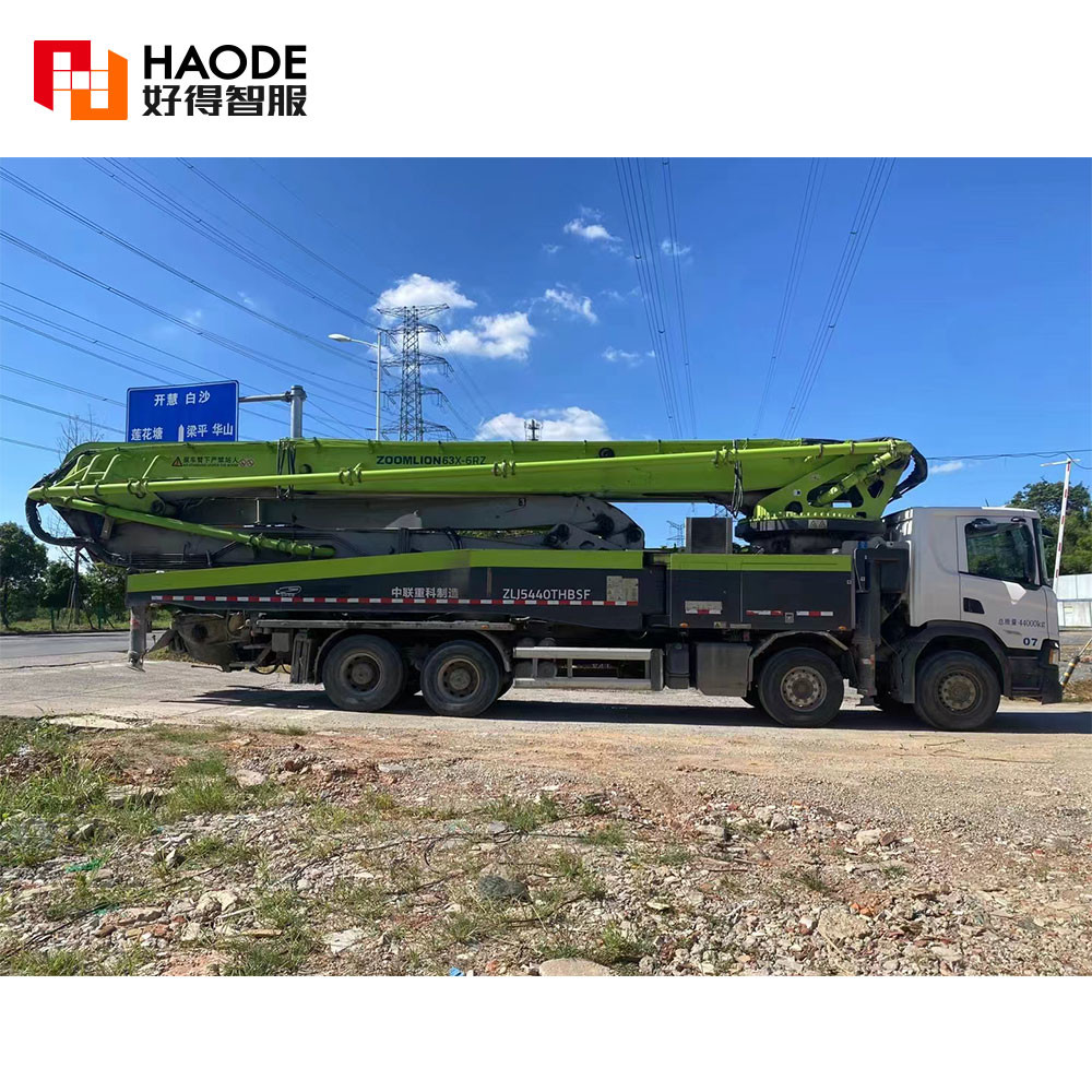 59m Zoomlion Used Concrete Pump Truck Benz Chassis Boom Pump Truck Mounted Concrete Pump