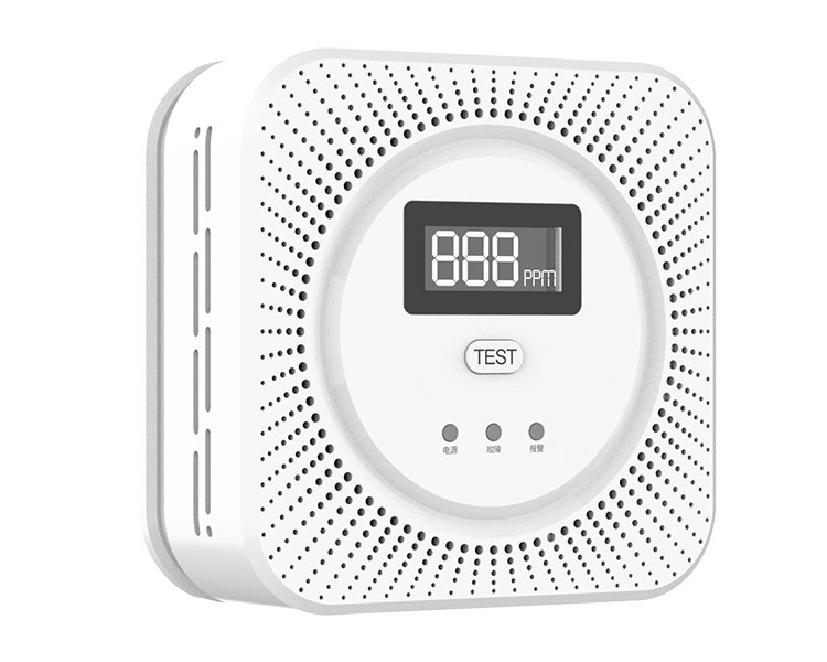 Smart Combustible Gas Detector Carbon Monoxide Alarm Detector With Sound Warning