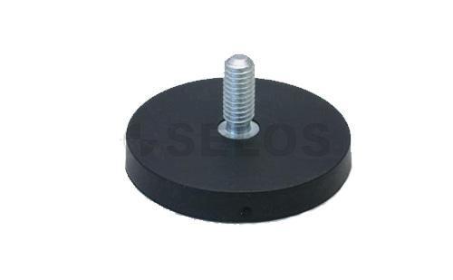 Magnetic Base For Holding Taxi Roof Lights & Rubber Coated Pot Magnet