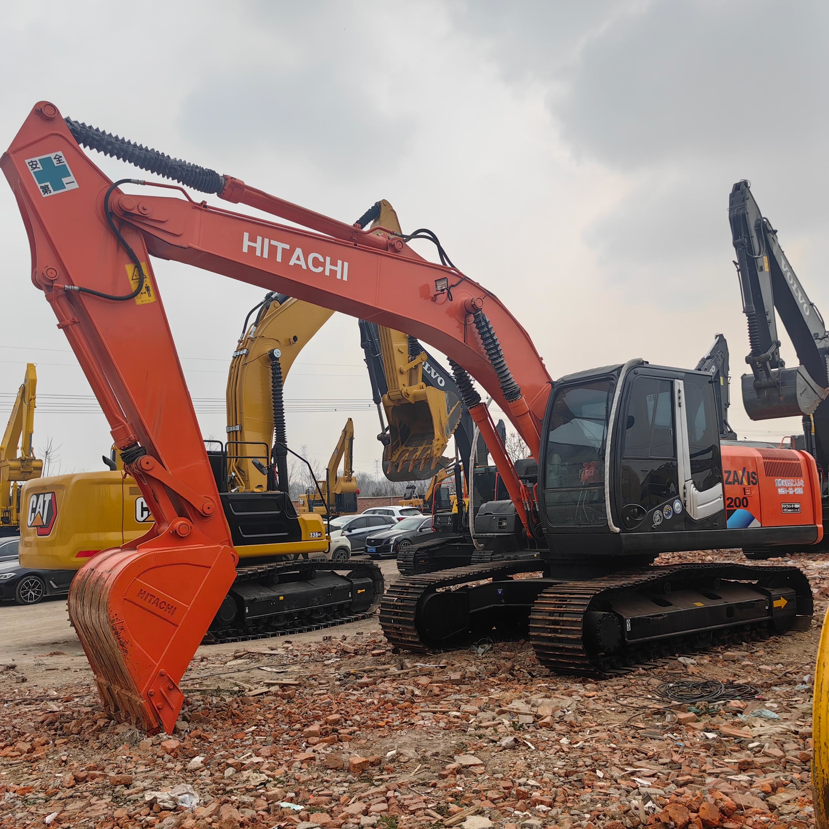 Japan Brand Used Hitachi Zx200-3 Excavator 20T Hydraulic Crawler Secondhand Digger