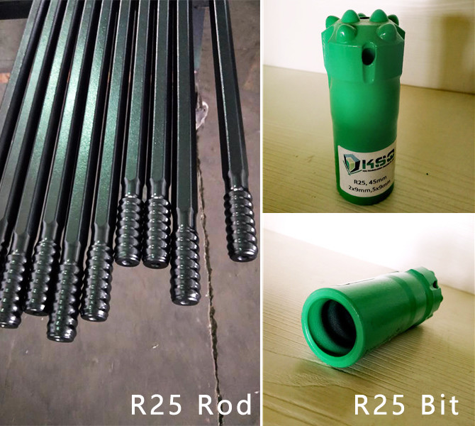 R28-48mm Tungsten Carbide Drill button Bits For Drifting Drilling