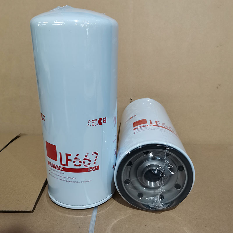 High efficiency lube fillter LF667 lube oil filter LF667