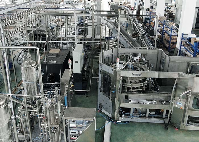 Automatic High Speed Beer Can Filler Machine Carbonated Bottling Machine