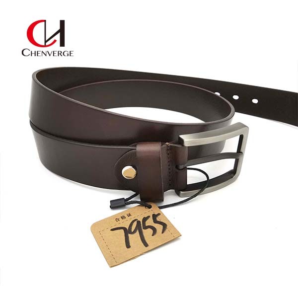 Brown Multiscene Genuine Full Grain Leather Belt Wear Resistant Durable