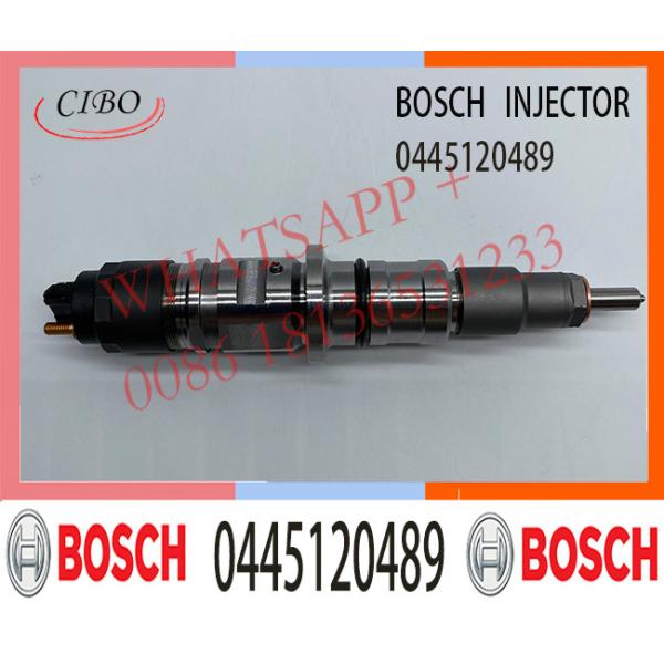 Quality 0445120489 With Nozzle DLLA120P2613 Common Rail Diesel Fuel Injector 5348293 For Cummins QSL9 for sale
