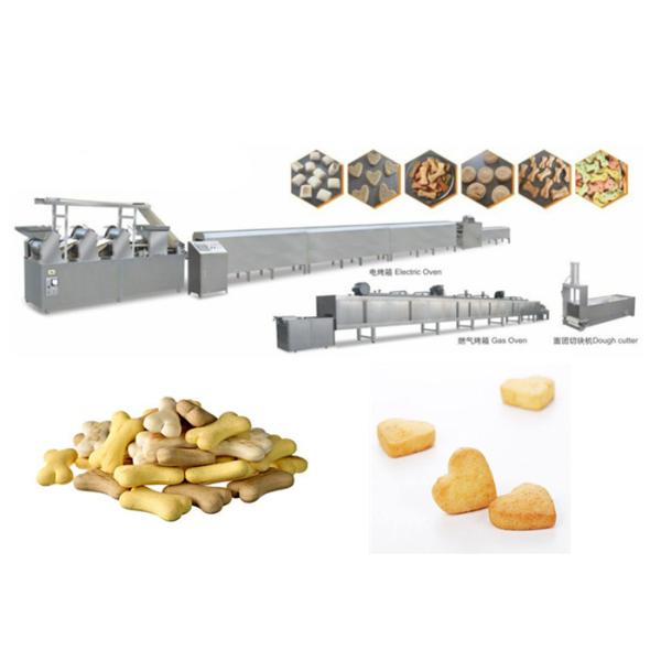 Stainless Steel Material Dog Biscuit Making Machine Custom Color Low Noise 1000kg/8hr