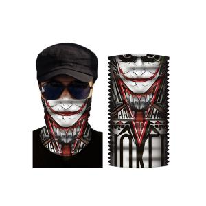 100% Polyester Camouflage Slide Perros Tubular Face Shield