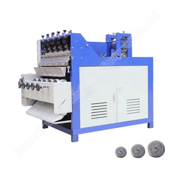 stainless steel cleaning sponge ball machine steel wire ball machine adjustable