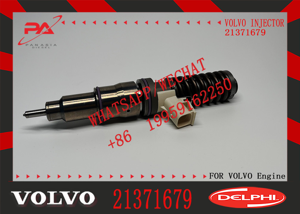Excavator Parts Diesel Injector common rail Injector Assembly BEBE4D25101 BEBE4D25001 21371679 For VOLVO MD13 EURO 5 LOW POWER
