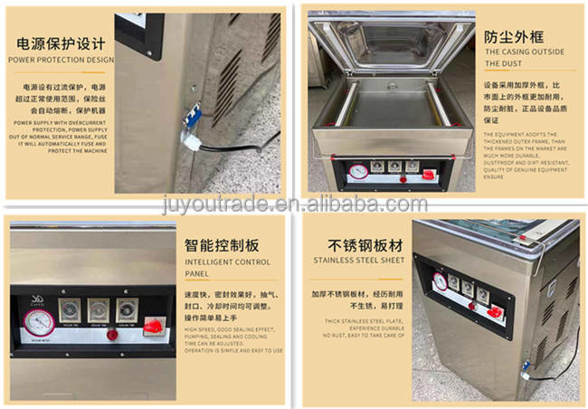 Single Chamber 110V Industrial Vacuum Sealing Machine For Fresh Food