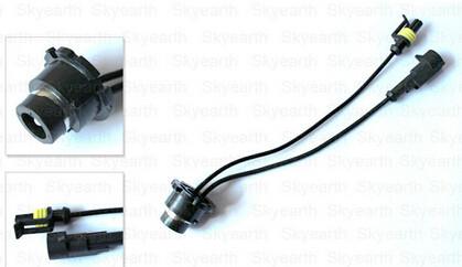 Original Ballast Adapter D2 Adapter Black Automotive Wire Harness For D2/D4