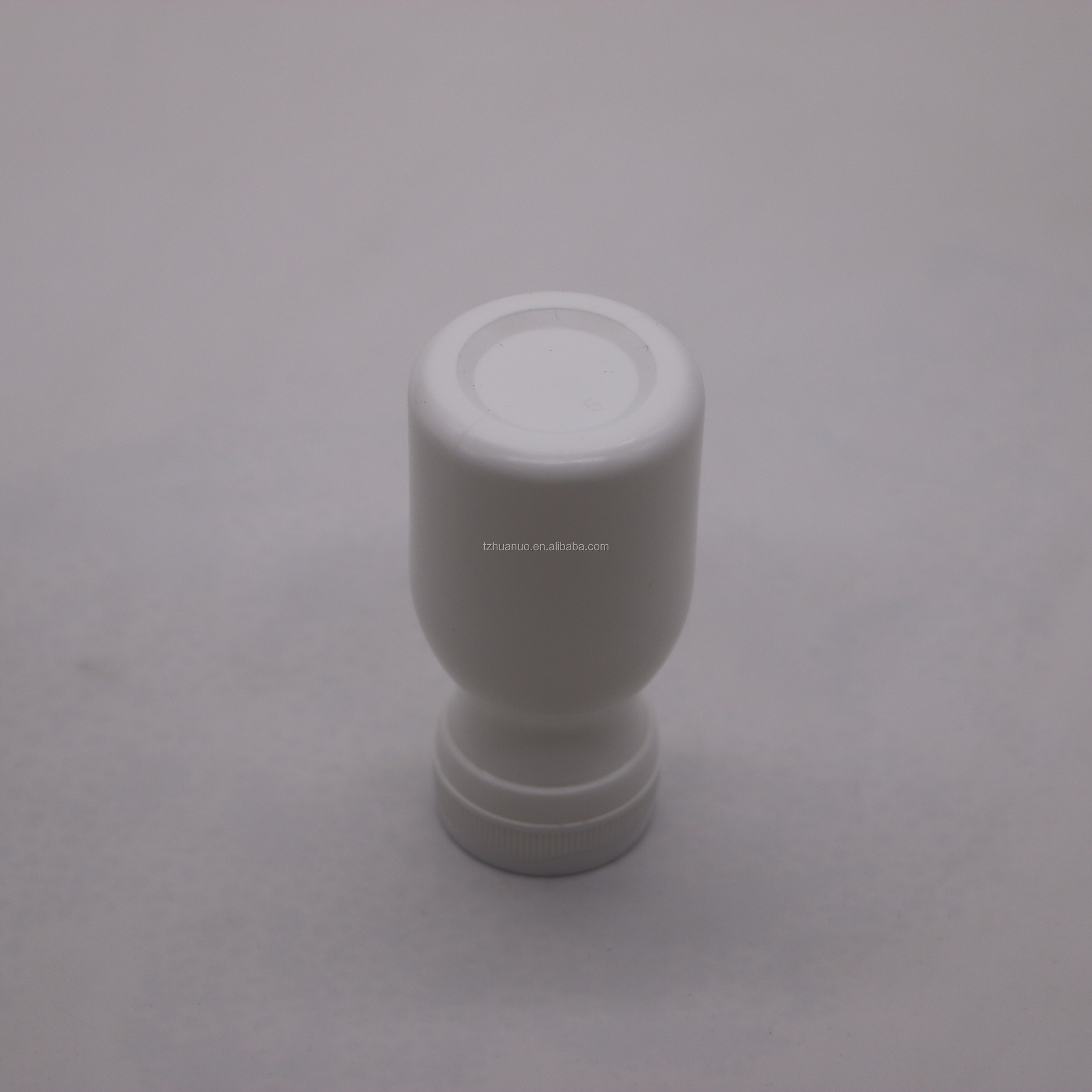 White 60ml HDPE Plastic Bottle for Convenient Storage of Solid Tablets and Capsules