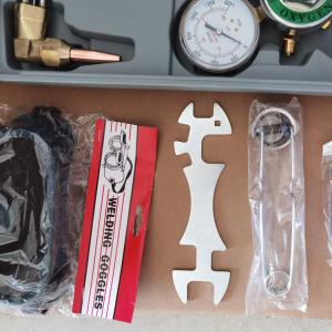 Gas Welding and Cutting Torch Kit Oxygen Acetylene Brazing Set with Carrying