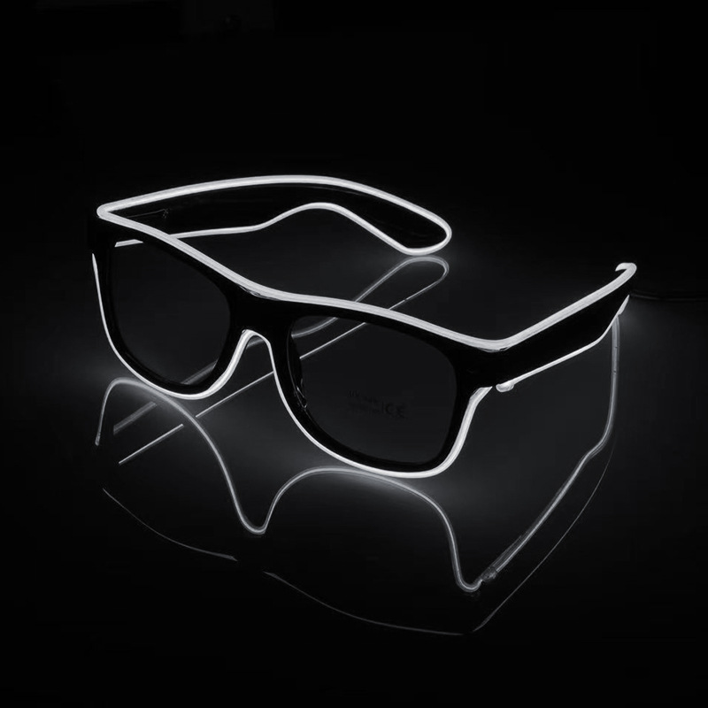 Luminous Glasses Blinds Glow Sunglasses For Party Bar Flash LED Light Toys Easy