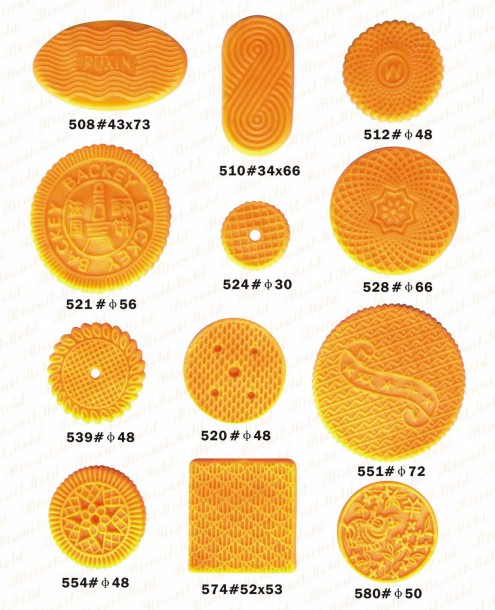 Biscuit Making Auxiliary Machine Plastic And Copper Biscuit Mould
