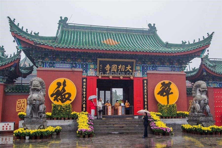 Malaysia Temple Roofing Must-Have Durable Ancient Ceramic Green Roof Tiles with Compressive Strength of 1500N