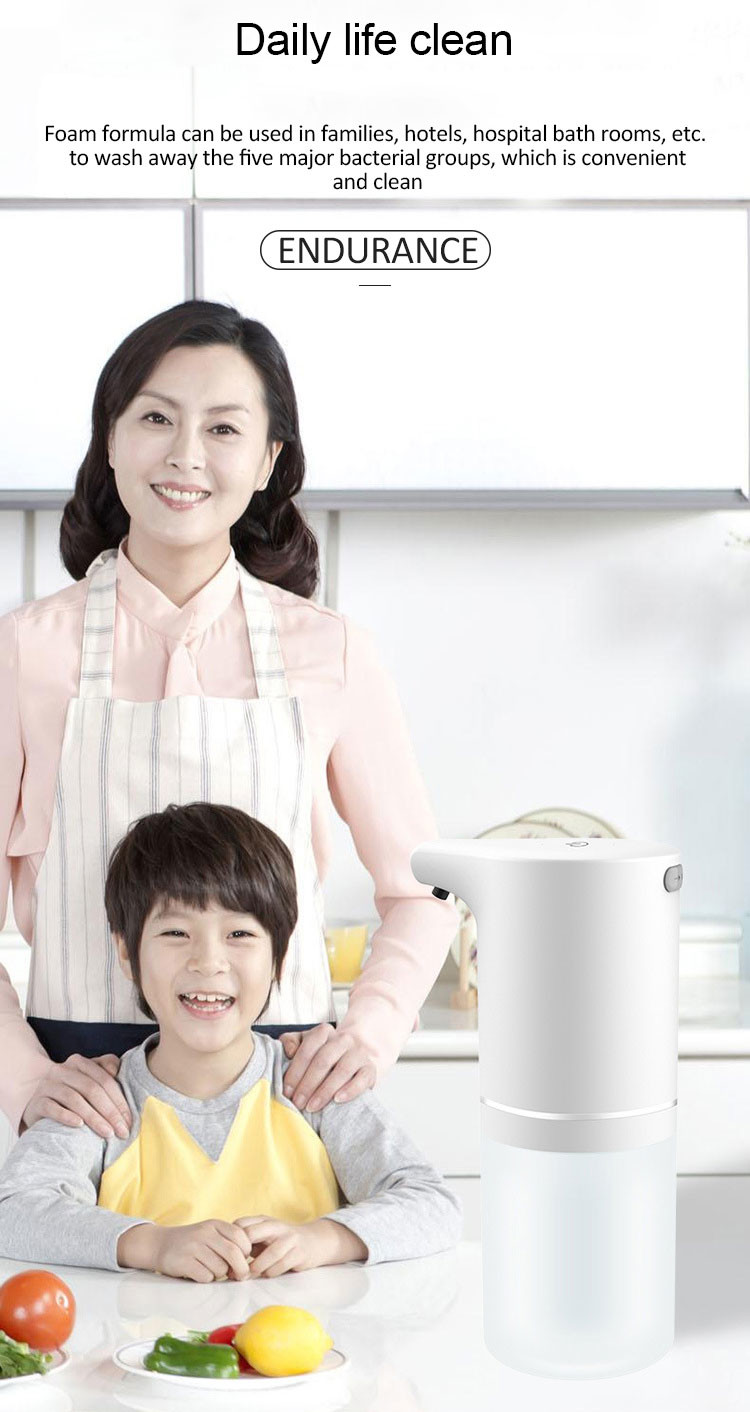 Intelligent Sensor Soap Dispenser IPX5 Waterproof 5cm Sensing Distance