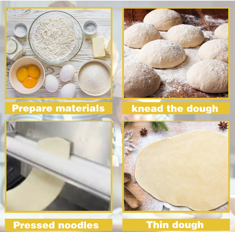 Desktop Dough Kneading Press Machine Snack Making Equipment For Flour Mill