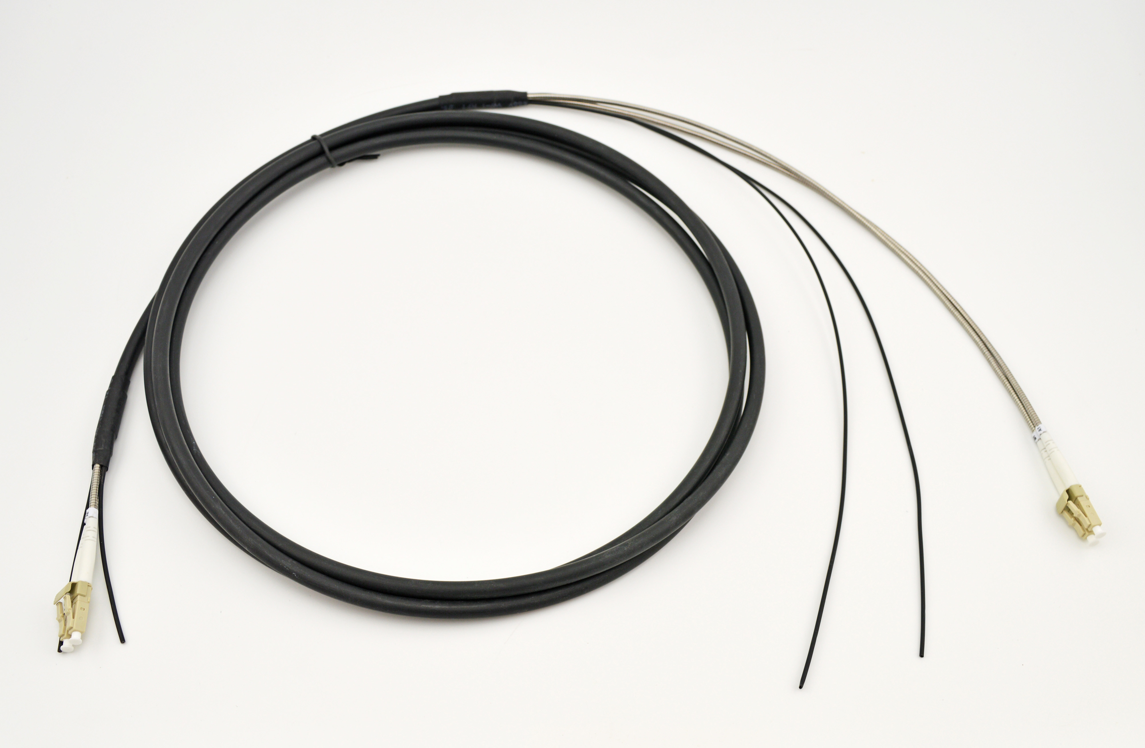 IP67 Outdoor Fiber Optic Patch Cable Duplex Armored LC CPRI Customized Length