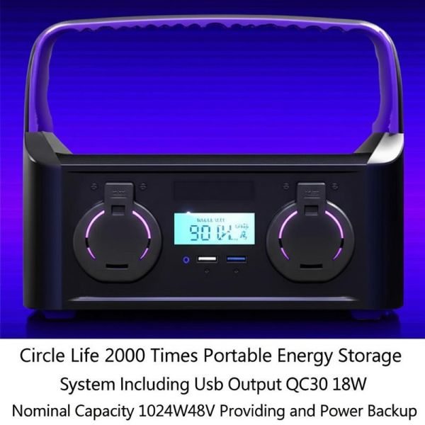 Circle Life 2000 Times Portable Energy Storage System Including Usb Output QC30