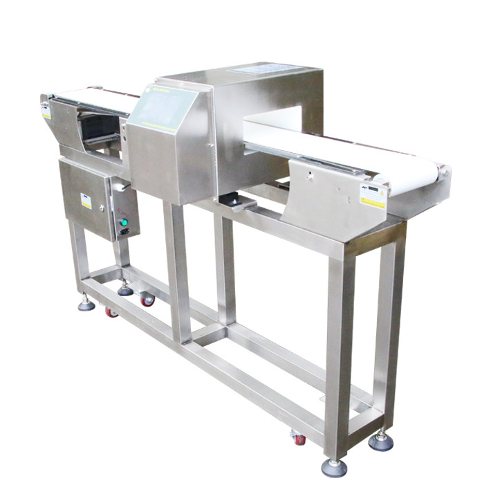 IP65 Stainless Steel Conveyor Belt Metal Detector With Sound And Light Alarm