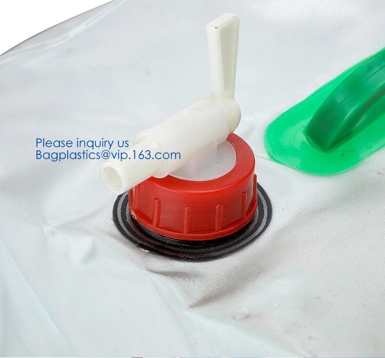 Biodegradable Liquid Packaging Leakage Proof Pouch Custom Custom 1 Gallon Water Bag Foldable Sports Drinking Water Bag