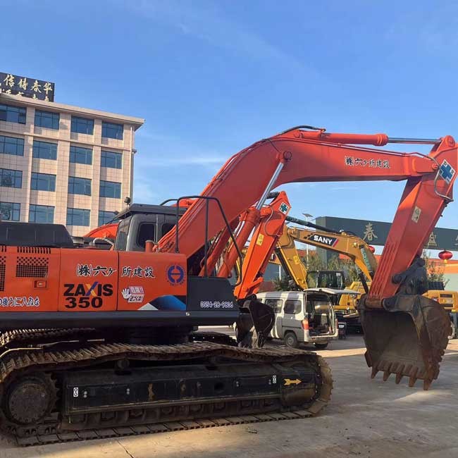 Used Heavy Machinery ZX350 35Tons Original HItachi Large Used Excavator