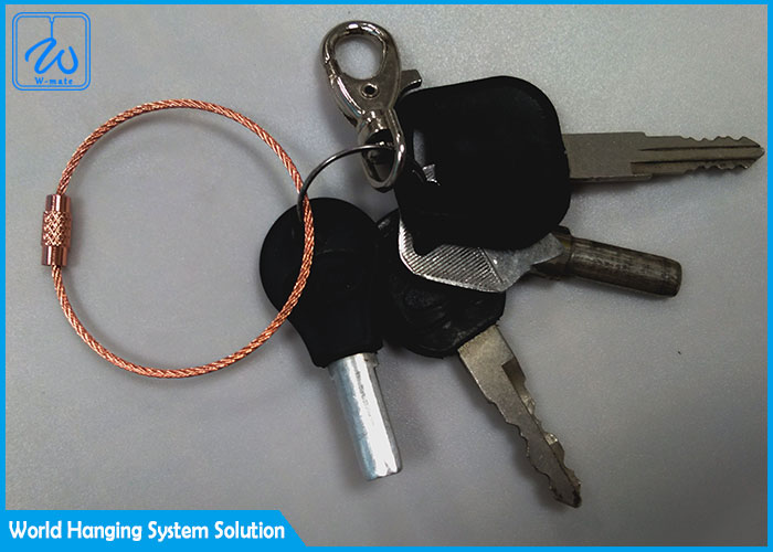 Aircraft Cable Key Ring